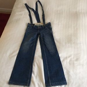 Moussy low rise suspended wide leg jeans
